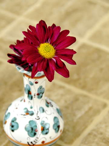 Flower with vase