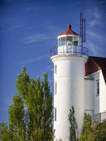 Point betsie lighthouse near crystallia michigan