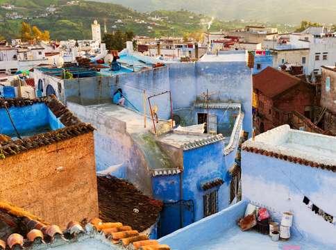 Blue city