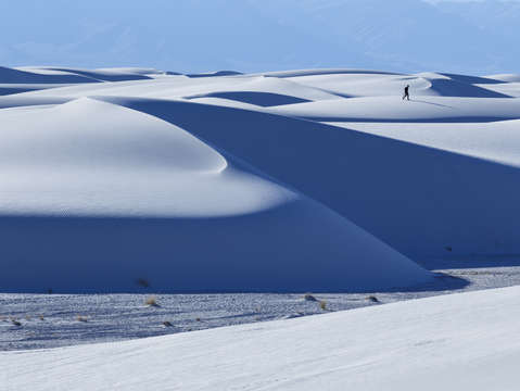 White sands walk