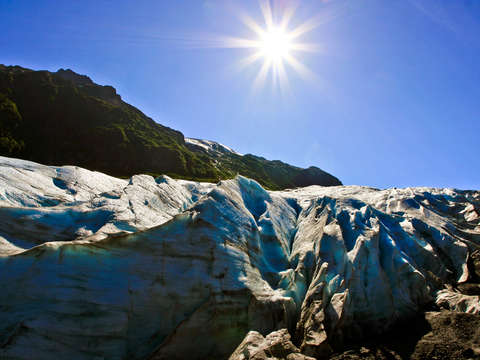 Exit glacier at kenai fjords national park