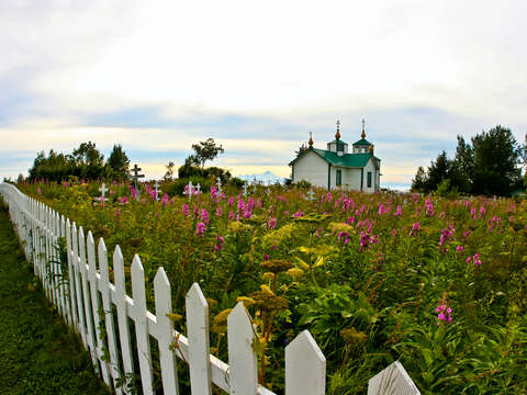 Russian orthodox church in ninilchik alaska
