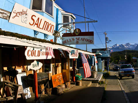 Smoked salmon in haines alaska