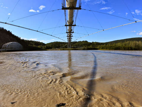 Underneath the alaska highway