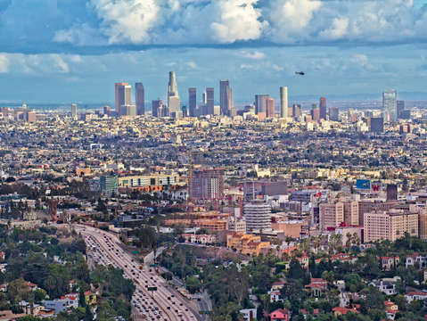 La cityscape