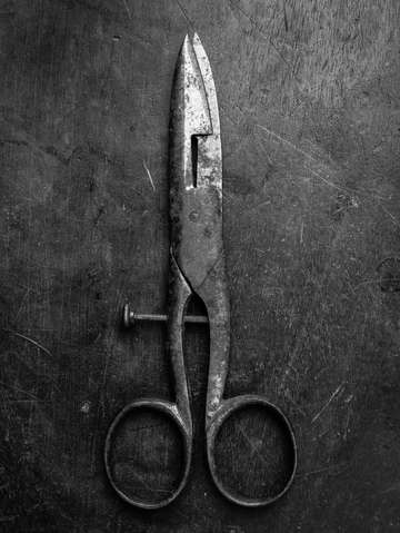 Old scissors