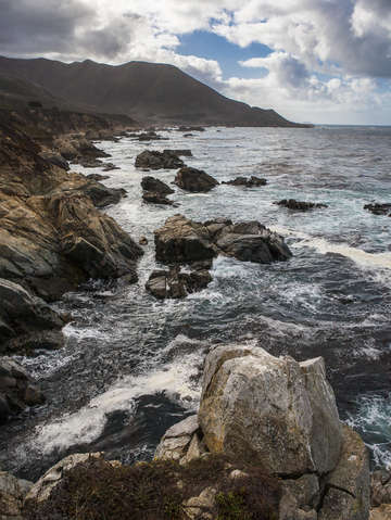 Big sur coast along highway 1
