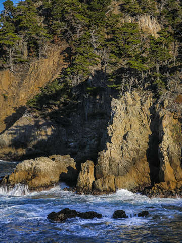 Point lobos cliffs