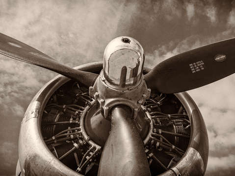 Vintage b 17 flying fortress