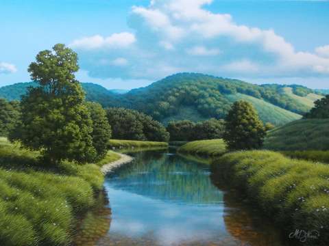 Morning on the river 2