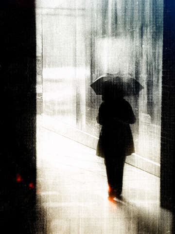 Rainy day woman
