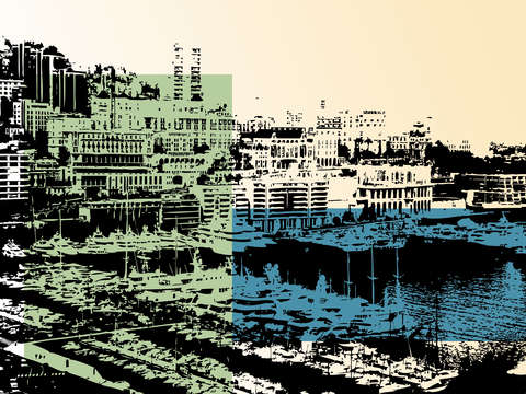 The marina