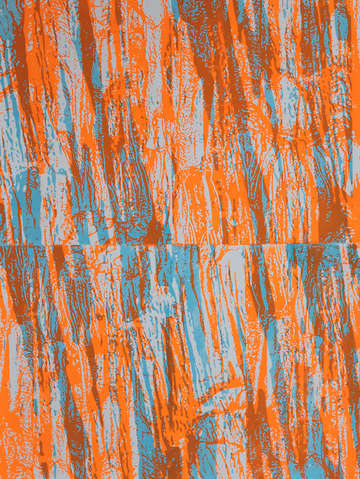Fluorescent orange bristol blue grand four times