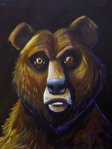 Grizzly night study