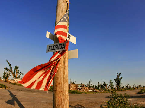American flag greensburg kansas