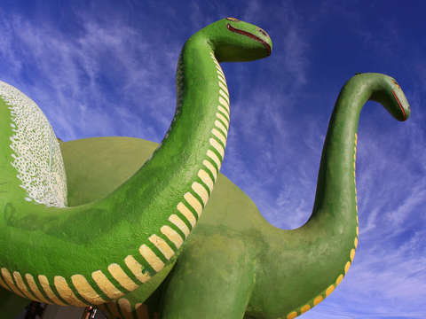Big green dinosaurs