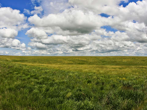 Big sky over fort pierre national grassland