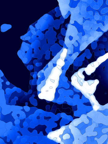 Leaves 5 blue