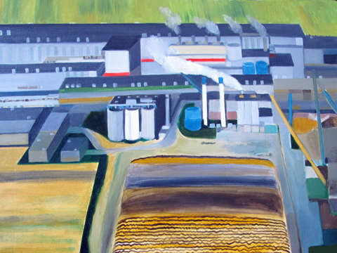 Paper factory in bavaria