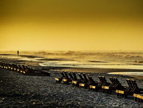Rough and golden seas
