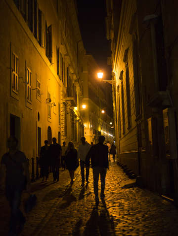 Rome at night