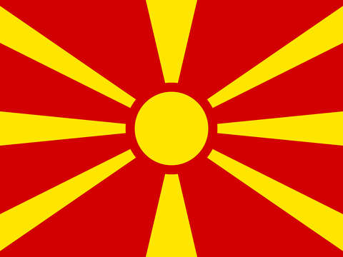 Flag of macedonia
