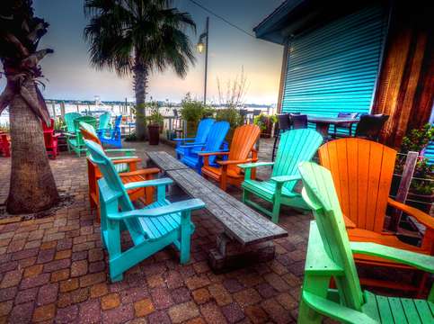 Colored chairs