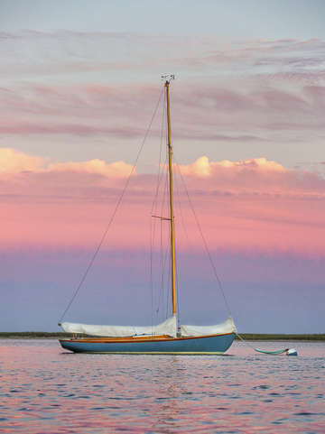 Sunset on the water