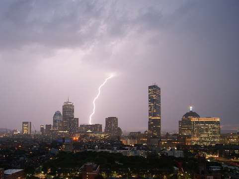 Lighting through boston