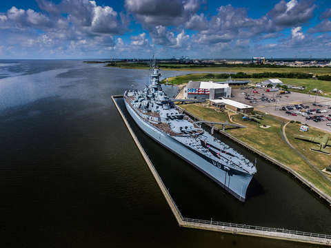 Alabama battleship enclosure