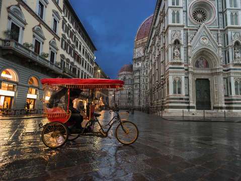 Rickshaw in florence
