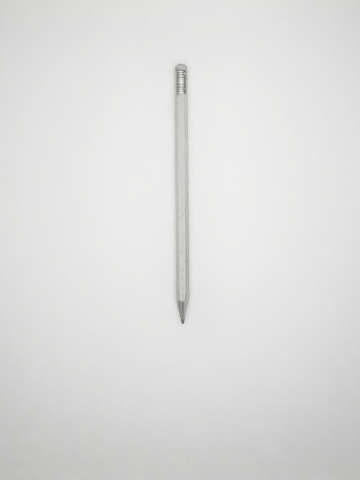 Pencil on a blank page