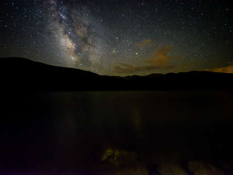 The milky way over echo lake
