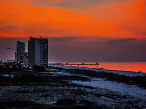 Dawn at cotton bayou beach access