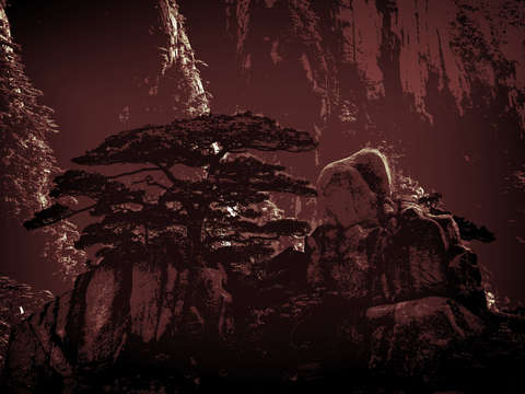 The red mountain