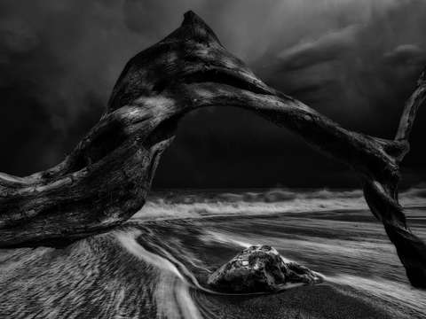 Storming the beach