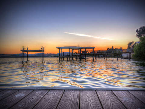 Sunset on the lake