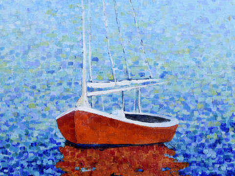 Orange sails