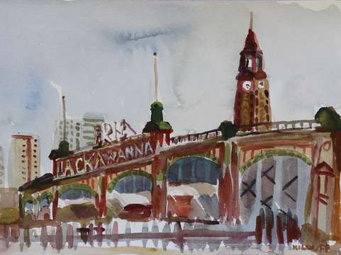 Hoboken train station