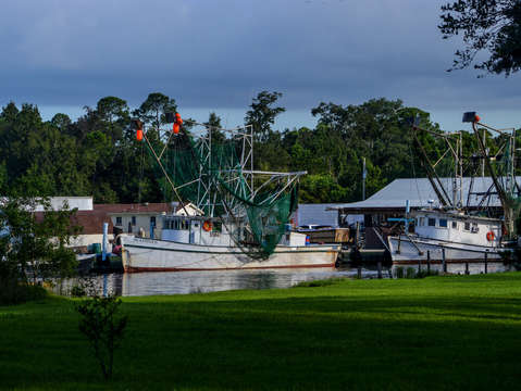 Unloading at safe harbor in bon secour alabama