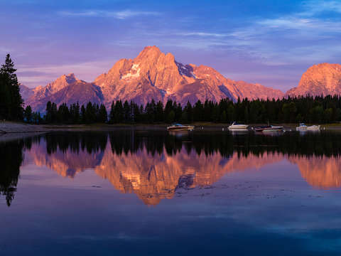 Colter bay sunrise