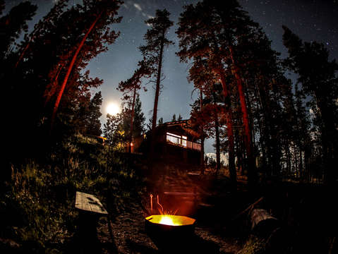 Camping under the stars at red feather lakes