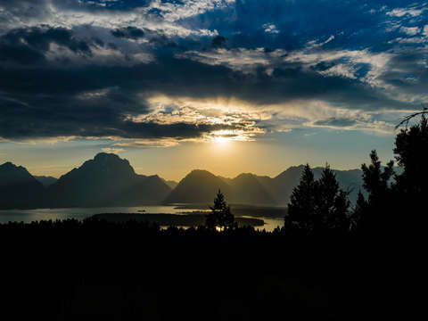 Teton sunset