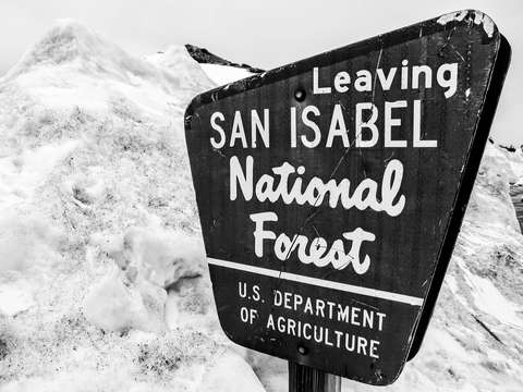 San isabel national forest