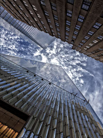 World trade center in perspective