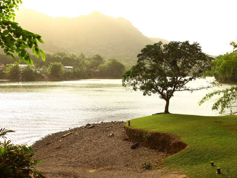 River between the mountains