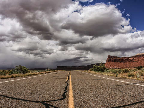 Storm over canyonlands