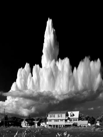 Sudden updraft