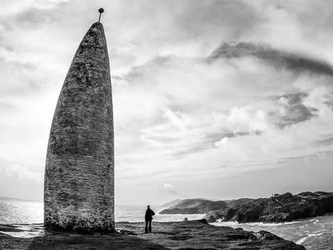 Old lighthouse in baltimore ireland
