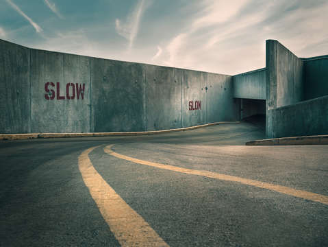 Parking garage at the end of the world